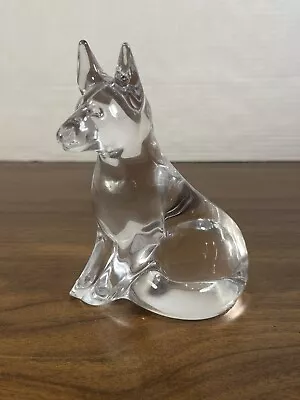 Buy Daum France Crystal Glass Dog German Shepherd-Like Dog 5.5” • 46.55£