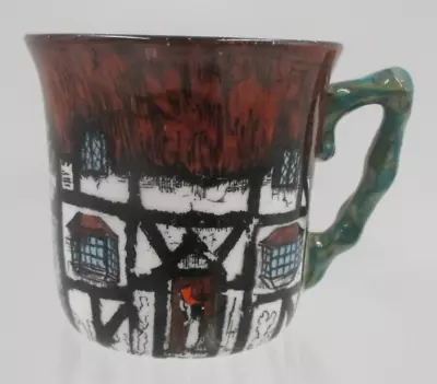 Buy Maddock Thatched Cottage Design Vintage Ceramic Cup Made In England • 4£