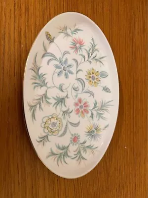 Buy Vintage Floral  Vanessa  Pattern Bone China Trinket Dish, Made By Minton • 6£