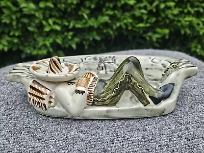Buy Vintage Jersey Pottery Sleeping Mexican Ash Tray 8.75  X 4.75  X 2.75  • 11.99£