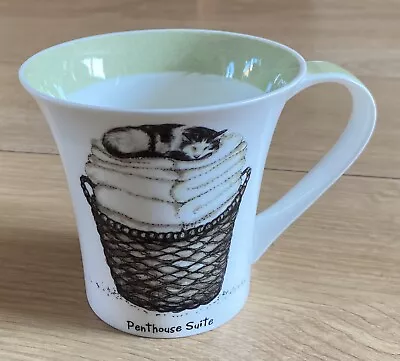 Buy Hudson Middleton Magnificent Moggies Fine Bone China Mug - Penthouse Suite • 18£