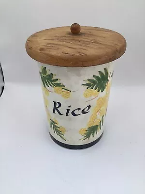 Buy Toni Raymond Pottery Rice Jar - Rare Yellow Pattern • 5£