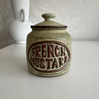 Buy Tremar Pottery French Mustard Pot Jar Studio Pottery Stoneware • 9.99£