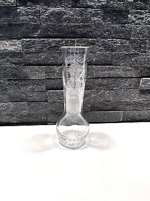 Buy Edinburgh Crystal Glass Small Thistle Vase Made In Scotland • 8.99£
