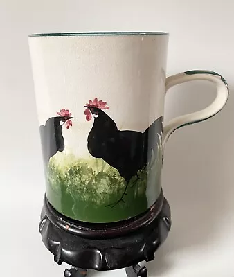 Buy Wemyss Ware Scottish Pottery 5 Black Cockerels Large Tankard . Imp Mark  RH&S • 160£