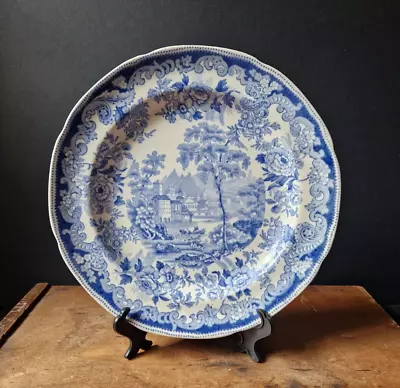 Buy Vintage Spode Copeland England Blue And White Plate - 25cm • 9.99£