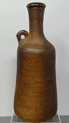 Buy John Leach For Muchelney Wood Fired Flattened Bottle With Lug 20 Cm Tall #1666 • 80£