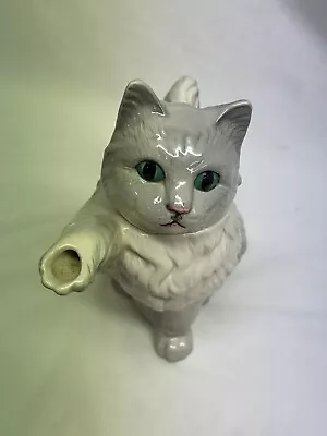 Buy Vintage Rare Beswick White Persian Cat Novelty Teapot Excellent Condition 7.5  H • 9.99£