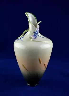 Buy FRANZ Porcelain Dragonfly Flower Vase - 6-3/4  Tall - FZ00189 - PERFECT • 39.50£