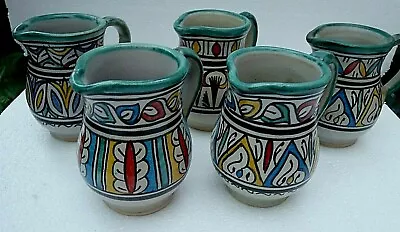 Buy HAND PAINTED CERAMIC MILK JUG  * FES POTTERY *250 Ml * 11 Cm TRADITIONAL DESIGNS • 9.99£