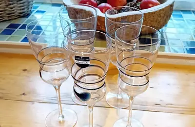 Buy Dartington Crystal 5 X Hand Made Wine Glasses • 12£