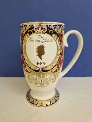 Buy HUDSON & MIDDLETON THE GOLDEN JUBILEE QUEEN ELIZABETH II Tall Footed Mug • 9.41£