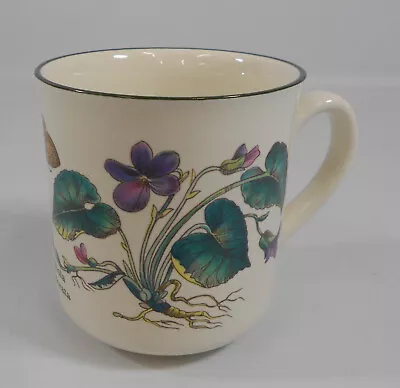 Buy Prinknash Pottery Gloucester Florabunda Viola Odorata Floral Design Teacup • 7£