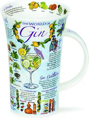 Buy Dunoon Fine China - World Of Gin - Large Mug 500ml • 36.99£
