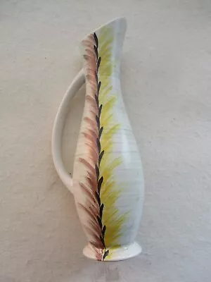 Buy Radford Pottery Art Deco Pitcher From The 1930s, Hand-painted Wheat Design • 14.99£
