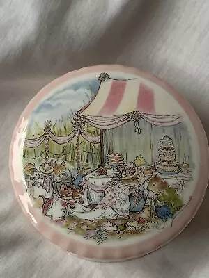 Buy ROYAL DOULTON Brambly Hedge The Wedding Trinket 4 Inch Box Jill Barklem 1987 • 19.99£