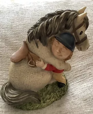 Buy John Beswick I Forgive You Figurine 1984 Grey Pony Girl Rider Norman Thelwell  • 22£