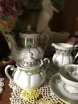 Buy Vintage 1950’s Gold K China Childs Tea Set Oscar Schlegelmilch Germany Heirloom • 97.08£