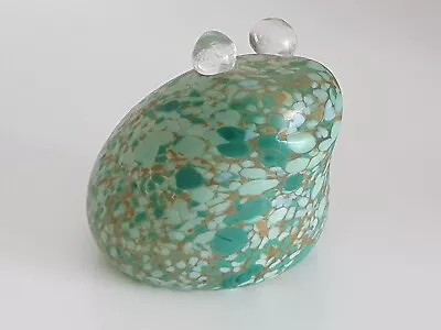 Buy Rare Cambridge / Midsummer Green Glass Frog - Ex Whitefriars Jonny Payne • 50£