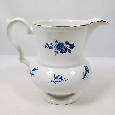 Buy Vintage Lord Nelson Pottery England Pitcher Floral Porcelain 5 Inch Tall • 13.05£