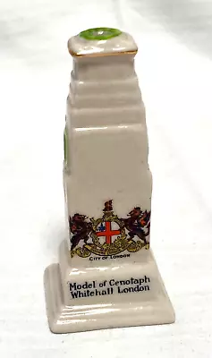 Buy Vintage Crested W H Goss Porcelain Model Miniature Of Cenotaph Whitehall London • 4.99£