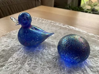 Buy Heron Glass Miniature Duck And Paperweight  • 15£