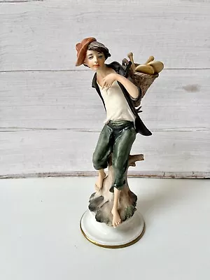 Buy Vintage Nico Venzo Capodimonte Porcelain Figurine Peddlar Boy 23cm / 9  • 24£