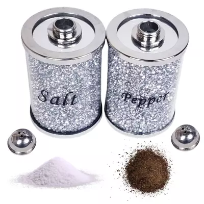 Buy Crushed Crystal Diamond All Home Decor Ornaments Glass Sparkle Bling Ceramic Box • 16.99£