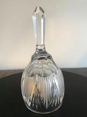 Buy Tyrone Cut Glass Crystal Bell With Chain And Crystal Ball Ringer • 19£