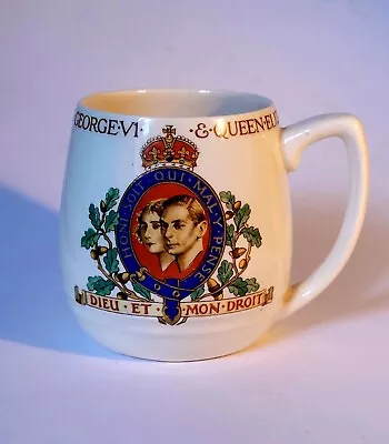 Buy George VI Coronation Mug Commemorative Mug Solian Ware As Found • 3.95£