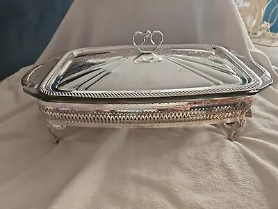 Buy Queen Anne Silver Plated Oven To Table Serving Dish Mayell. Vintage. • 19£