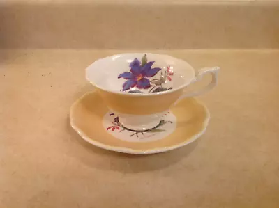 Buy George Jones & Sons CRESCENT Bone China Tea Cup & Saucer Signed D. SIMMILL • 9.32£
