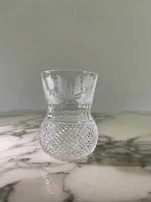 Buy Edinburgh Crystal Thistle Whisky Glass, 3.7 Inches Tall - Signed • 85£