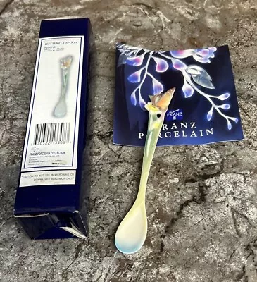 Buy Franz Porcelain Butterfly Spoon FZ00142 - Beautiful Gift - Brand New In Box • 5£