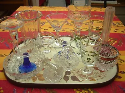 Buy Vintage/retro Dartington Coloured Assorted Glasses Vases Etc. • 15£