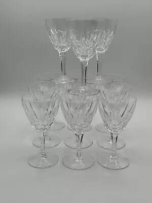 Buy Vintage MCM Stuart England 5.5” Wine Glass Set Of 12 Claridge Pattern Retired • 139.78£