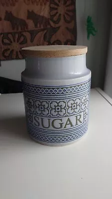 Buy Hornsea Pottery 'Tapestry' Blue Coffee Jar • 6.50£