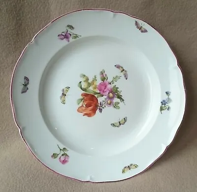 Buy Antique Continental Kpm Berlin Porcelain Botanical Cabinet Plate Hand Painted • 50£