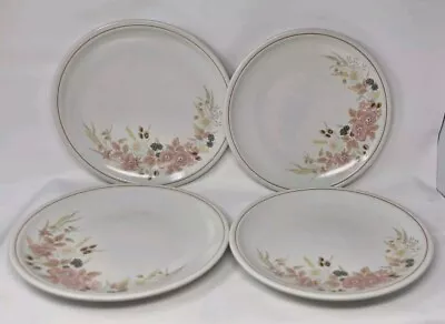 Buy Set Of 4 Boots Hedge Rose Dinner Plates • 24.95£