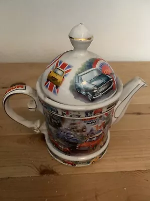 Buy James Sadler History Of Travel Porcelain Teapot Austin Mini • 13.99£