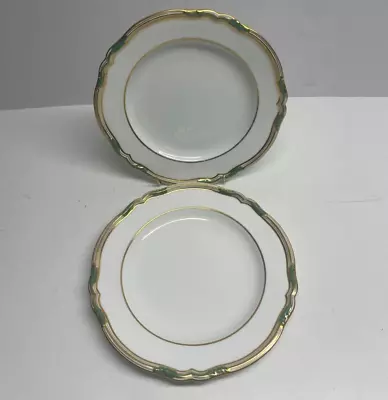 Buy Spode Copeland S China Stafford Green Leaf Side Plates, Set Of 2 ( A/8) (c) • 35£