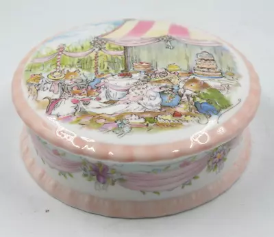 Buy Royal Doulton Brambly Hedge The Wedding Round Trinket Box 1st Quality Lovely • 17.50£