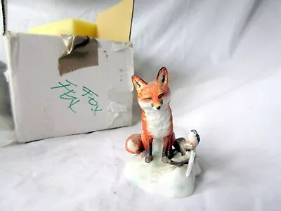 Buy A Vintage Peter Barrett Franklin Porcelain Fox Figure • 0.99£