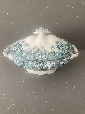 Buy Vintage Tureen. Ruskin Pottery English Turreen. Small Green Serving Dish • 16.99£