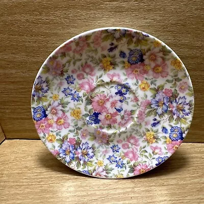 Buy VTG James Kent Pottery Ltd Longton England 5.75” Floral Porcelain Saucer Flowers • 39.14£