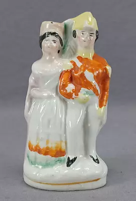 Buy 19th Century Hand Painted Queen Victoria & Prince Albert Staffordshire Figurine • 79.21£