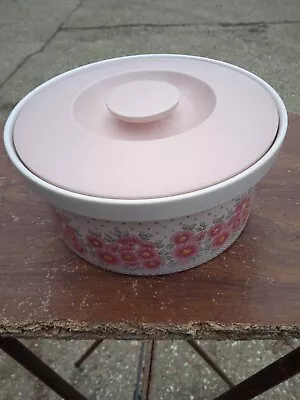 Buy Rare Vintage Hornsea Pottery Pink Passion Vegetable Tureen Retro Floral Pattern • 20£