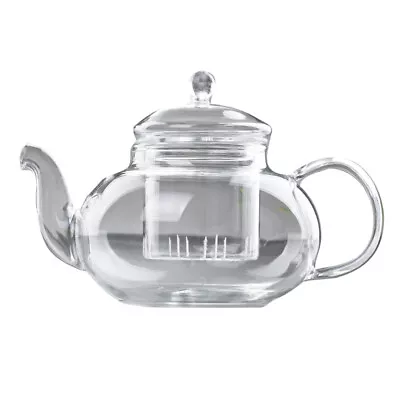 Buy  Boiled Teapot Clear Glass Coffee Kettle Steaming Stovetop Blooming Set • 12.58£