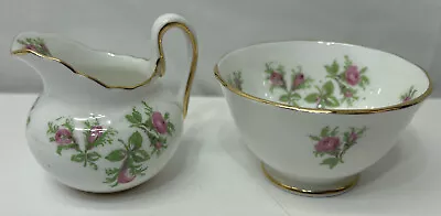 Buy Staff's  New Chelsea Mini Creamer And Sugar, Pink Rose Gold Trim China Made Engl • 13.04£