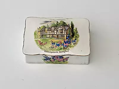Buy Vintage Royal Winton England Grimwades 'Shakespeare's Birthplace' Candy Box • 4.99£